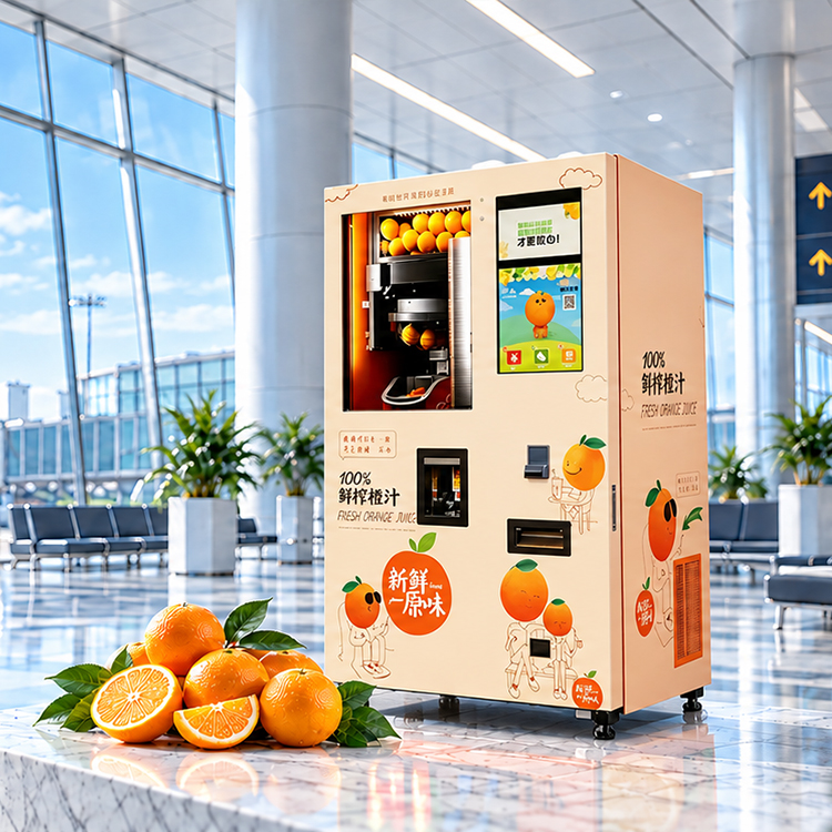 Frischer Saftautomat